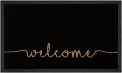 Hanse Home Cozy Welcome fekete lábtörlő, 45 x 75 cm - Hanse Home