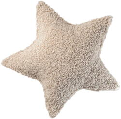 Wigiwama Világosbarna buklé párna gyerek kanapéhoz Star - Wigiwama