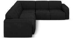 Micadoni Fekete sarokkanapé (variálható-L alakú) Molino - Micadoni Home