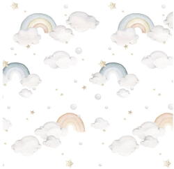 Dekornik Gyerek tapéta nem szőtt anyagból 50 cm x 280 cm Rainbow - Dekornik