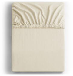 Restilo Bézs gumis jersey lepedő 240x220 cm Amber - Restilo