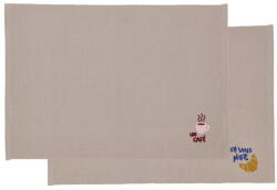 Södahl Pamut tányéralátét szett 2 db-os 33x48 cm Bistro - Södahl