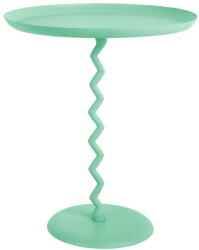 Leitmotiv Fém kerek tárolóasztal ø 44 cm Zig Zag - Leitmotiv