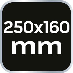 NEO TOOLS Talpas derékszög, DIN875/2, 250x160mm (72-034)