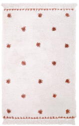 Nattiot Wooly bézs-piros szőnyeg, 120 x 170 cm - Nattiot
