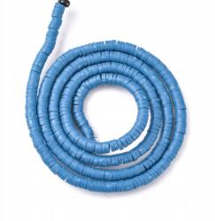 Mixform Heishi Handmade Polimer Öko Agyag gyöngyök, korong, 3x1mm, 375db/40cm/szál (13WB29929)