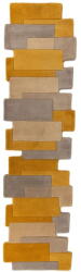 Flair Rugs Collage sárga-bézs gyapjú futószőnyeg, 60 x 230 cm - Flair Rugs