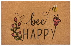Hanse Home Kókuszrost lábtörlő 75x45 cm Bee Happy - Hanse Home