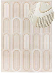 Universal Krémszínű szőnyeg 133x190 cm Flora - Universal