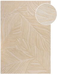 Flair Rugs Lino Leaf bézs gyapjú szőnyeg, 120 x 170 cm - Flair Rugs