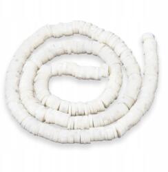 Mixform Polymer agyag gyöngyök, Heishi, Handmade, 6x0.5-1mm, 290db/38cm/szál (13WB30723)