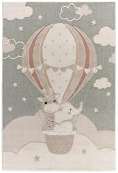 Universal Zöld-bézs gyerek szőnyeg 120x170 cm Clown - Universal