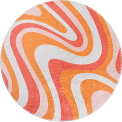 Vitaus Narancssárga mosható kerek szőnyeg ø 100 cm Colors of Joy - Vitaus
