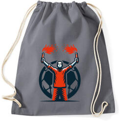 printfashion Futball szurkoló - Sportzsák, Tornazsák - Grafitszürke (17822935)