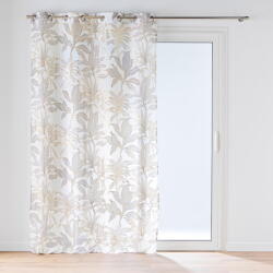 douceur d'intérieur Bézs-aranyszínű fényáteresztő függöny 135x240 cm Vayana - douceur d'intérieur