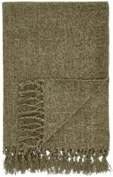 Catherine Lansfield Khaki zsenília takaró 130x170 cm Wilson - Catherine Lansfield