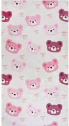 Vitaus Rózsaszín-elefántcsont színű mosható gyerek szőnyeg 160x230 cm Cute Teddies Pink - Vitaus