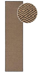 Flair Rugs Fekete-natúr színű juta futószőnyeg lépcsőre 60x800 cm Diamond - Flair Rugs