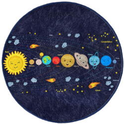 Mila Home Sötétkék gyerek szőnyeg ø 120 cm Comfort - Mila Home
