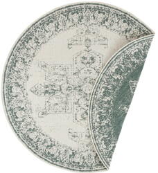 Hanse Home Borbon zöld-krémszínű kültéri szőnyeg, ø 140 cm - NORTHRUGS