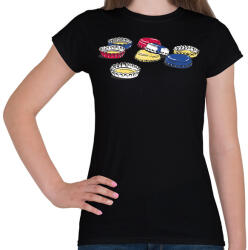 printfashion Sörös kupakok - Női póló - Fekete (17851659)