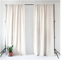Linen Tales Fehér függöny 140x170 cm Night Time - Linen Tales - bonami - 25 830 Ft