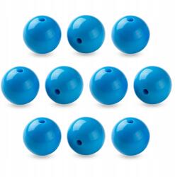 Akril gyöngyök kerek golyók, sötétkék, 20x19mm, 10db (13WB31595)