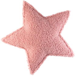 Wigiwama Rózsaszín buklé párna gyerek kanapéhoz Star - Wigiwama