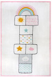 Hanse Home Fehér-rózsaszín gyerek szőnyeg 120x170 cm Bouncy - Hanse Home