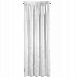 Eurofirany Függöny 140x270 Linzi fehér-ezüst kész szalag Eurofirany (460835)