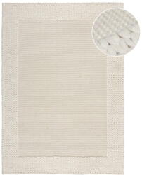 Flair Rugs Bézs gyapjú szőnyeg 170x120 cm Rue - Flair Rugs