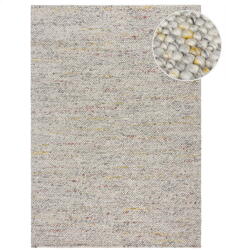 Flair Rugs Krémszínű kézi szövésű gyapjúkeverék szőnyeg 120x170 cm Minerals - Flair Rugs