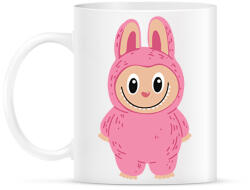 printfashion Rózsaszín Labubu - Bögre - Fehér (17807888)