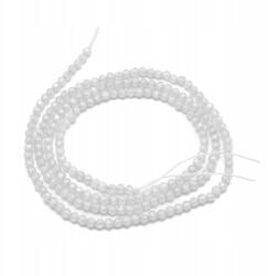 Mixform Strassz gyöngyök, Kerek, csiszolt, Átlátszó, 2mm, 160db/36cm/semmi (13WB30829)