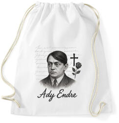 printfashion ady endre - Sportzsák, Tornazsák - Fehér (17772815)