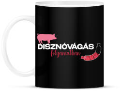 printfashion Disznóvágás folyamatban - Bögre - Fekete (17718103)