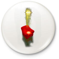 printfashion Török Edina 01 - Kitűző, hűtőmágnes - Fehér (17739253)