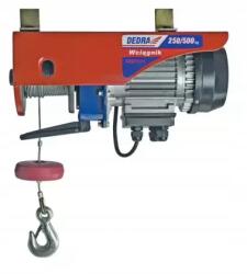 Dedra Elektromos csörlő DED7911 125/250kg 550W kötél (DED7911)