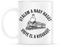 printfashion Utálom a nagyhasút - Bögre - Fehér (17741502)
