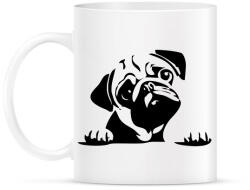 printfashion pug - Bögre - Fehér (17723502)