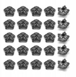 MIXFORM Fém rátétek gyöngyökhöz 10x4mm 20db (13WB16748)