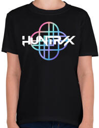 printfashion Huntrix logo - Gyerek póló - Fekete (17718692)