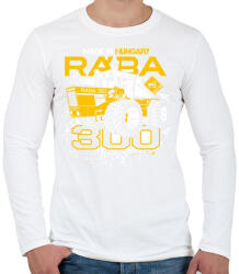 printfashion RÁBA 300 - Férfi hosszú ujjú póló - Fehér (17735719)