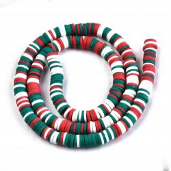 Mixform Heishi Polymer Agyag gyöngyök 6x1mm 290db/38cm (13WB28880)