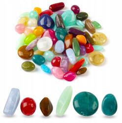 Mixform Akril gyöngyök Természetes kő utánzat, Mix, 15-25mm, 100g~58db (13WB32730)