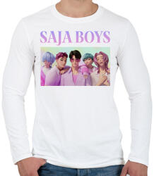 printfashion Saja Boys - Férfi hosszú ujjú póló - Fehér (17718169)