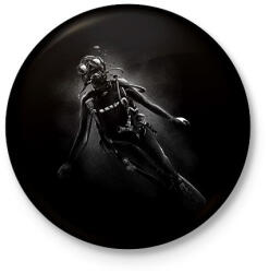 printfashion Búvár - Kitűző, hűtőmágnes - Fekete (17821860)