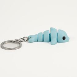 Kulcstartó gyerekeknek állatok 3D nyomtatás delfin kék flexibilis (Delfin błękitny)