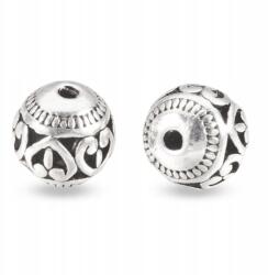 Mixform Tibeti stílusú gyöngyök, Ötvözet, Áttört szív, Antik ezüst, 10mm, 2db (13WB31466)