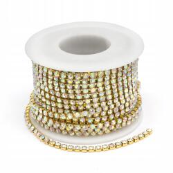 MIXFORM Dekorációs szalag cirkóniákkal Bevonat nélküli/Kristály Ab 2.8mm 9m/db (13WB20941)